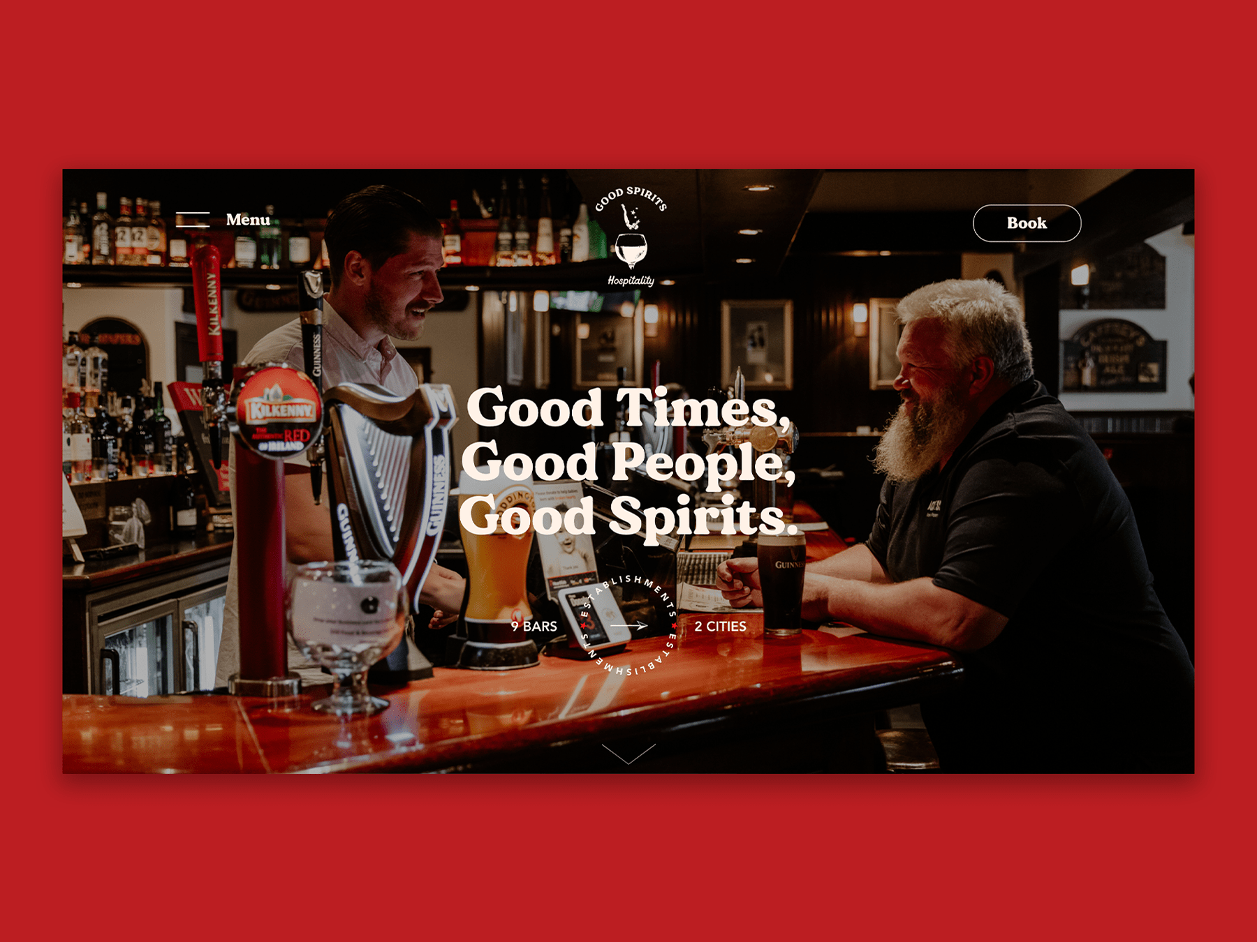 Good SpGood Spirits Hospitality | Brand Strategy | Website Design | Photographyirits Hospitality Fuel Media Project
